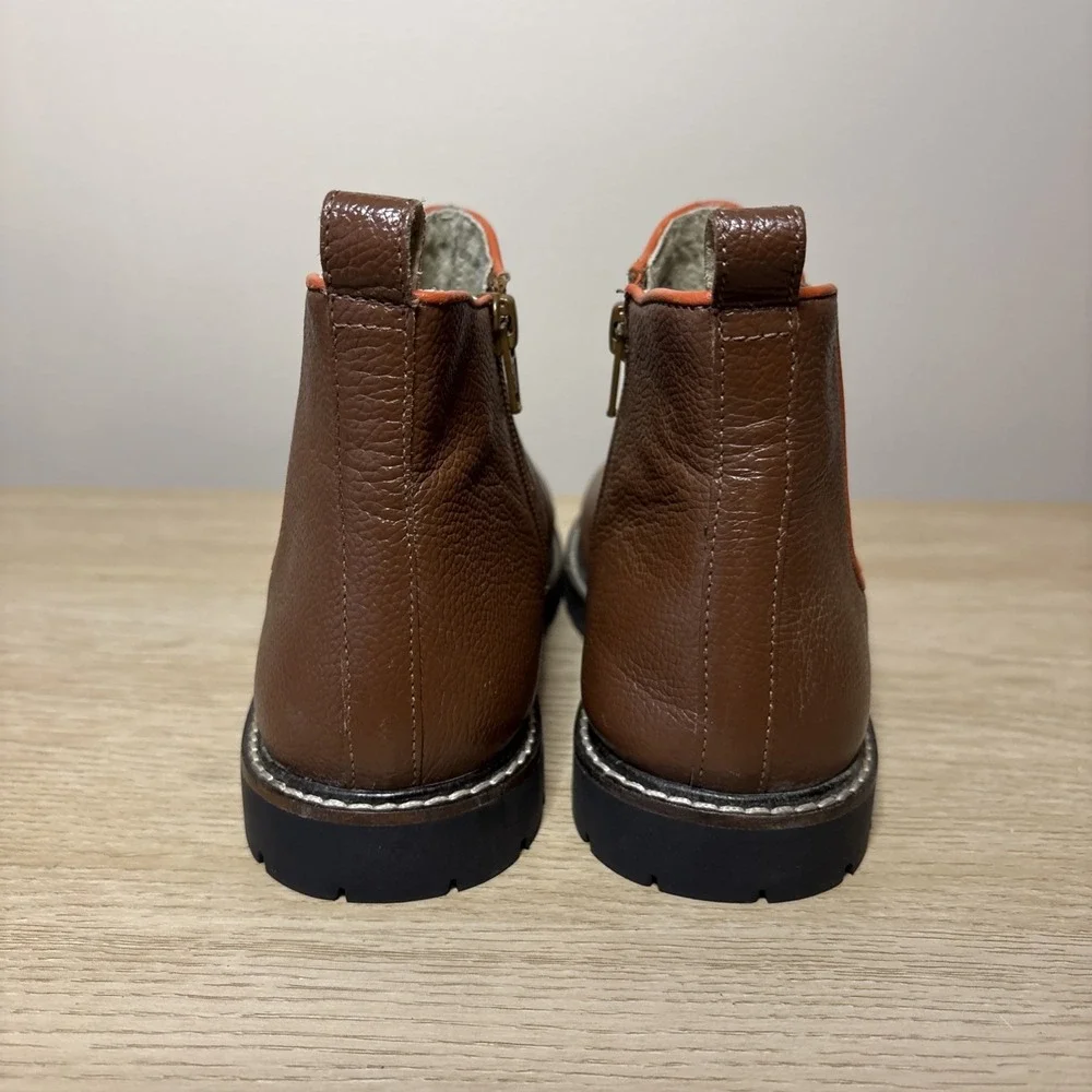 Mini‎ Boden Brown Chelsea Boots Size EU 35, US 3 Kids
